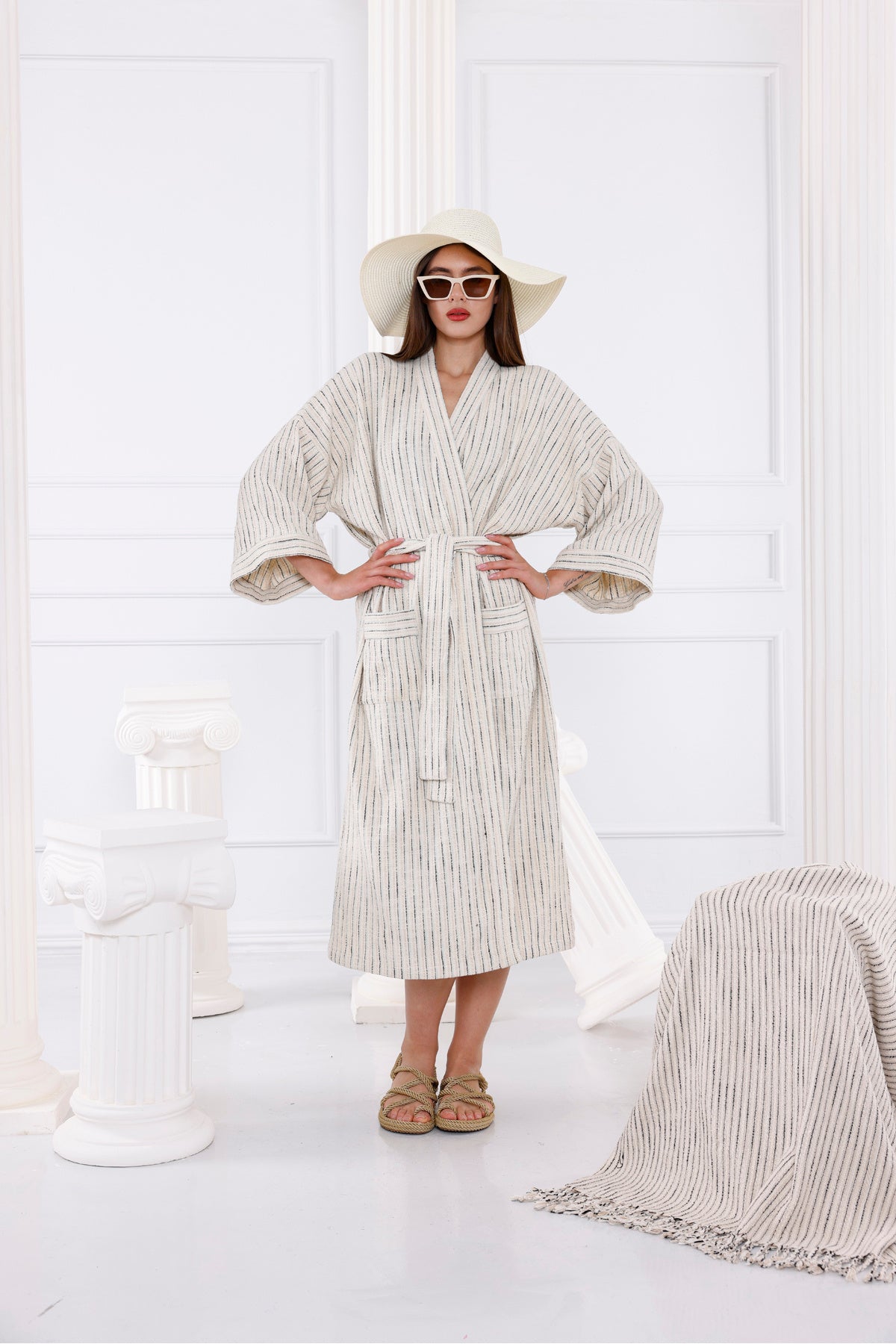 Elizabeth Organik Pamuk Kimono - Kimono 3