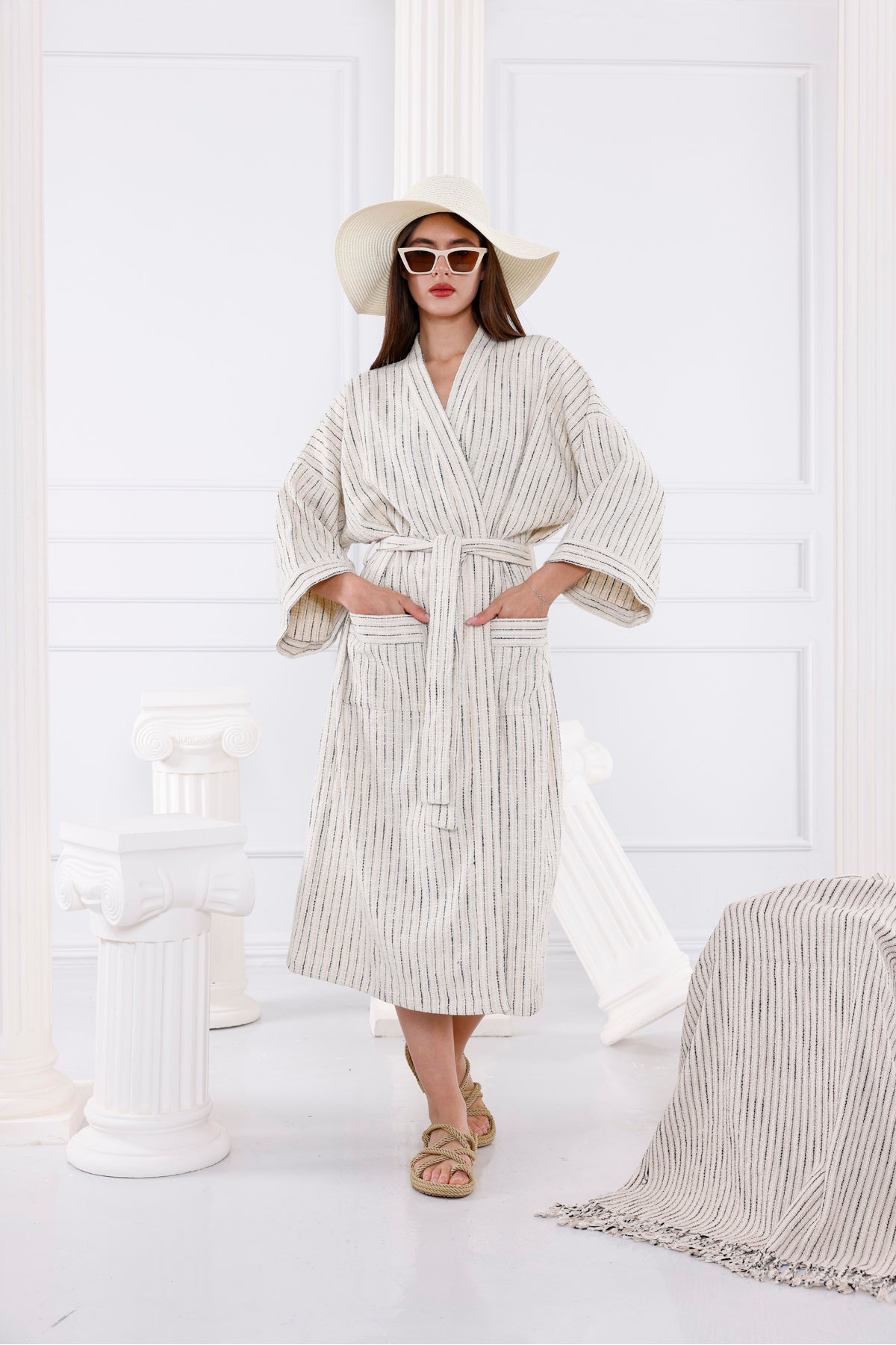 Elizabeth Organik Pamuk Kimono - Kimono 4