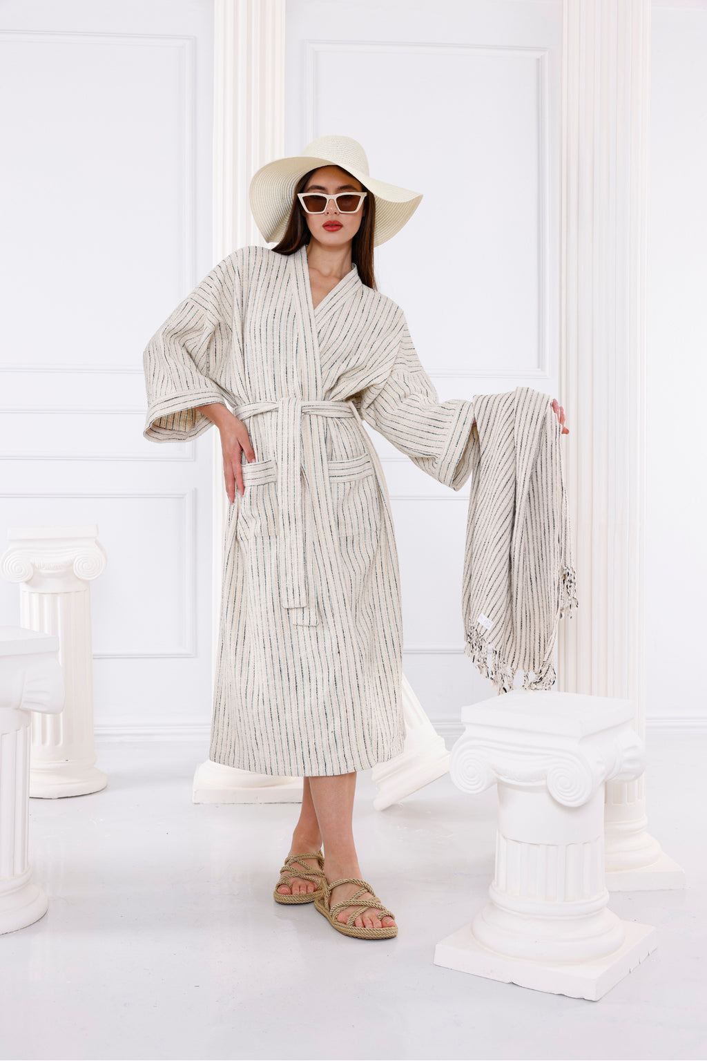 Elizabeth Organik Pamuk Kimono - Kimono 6