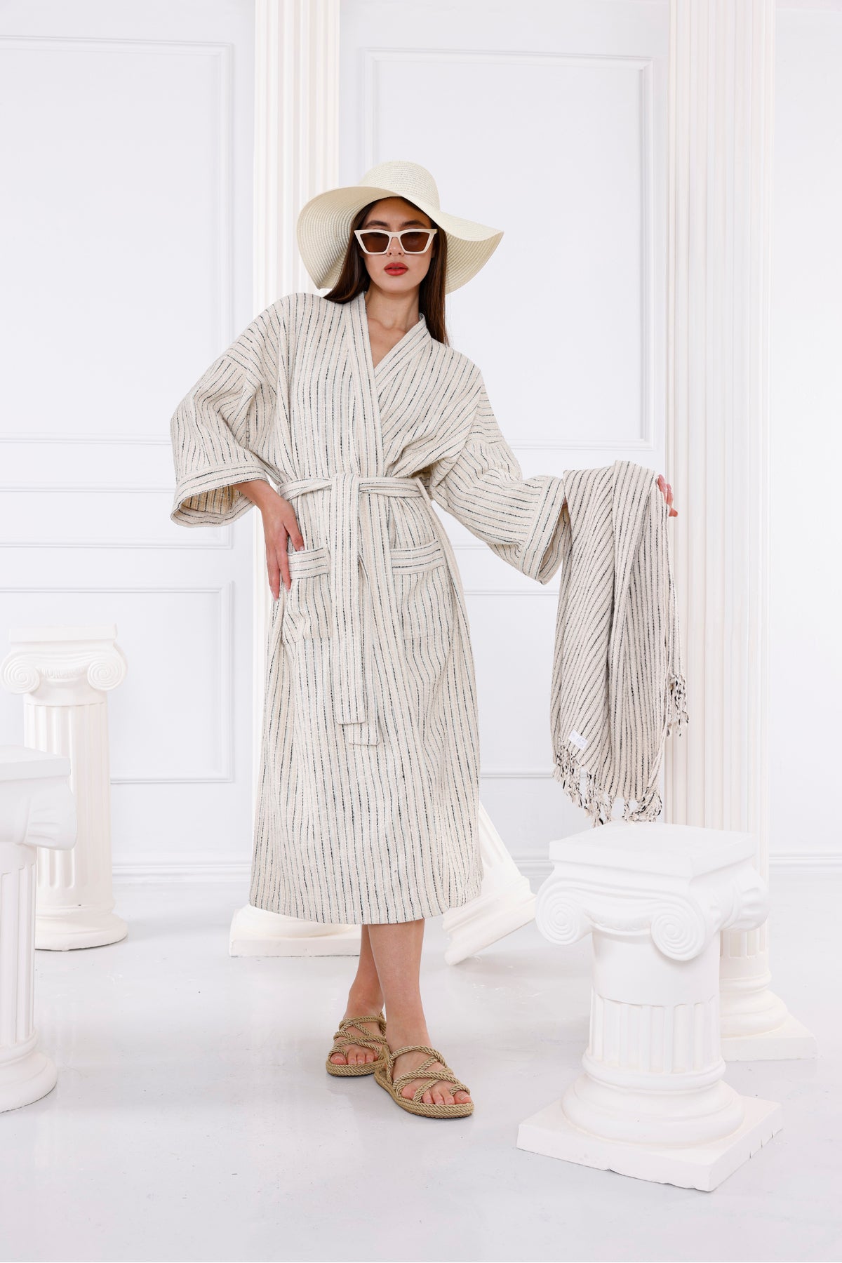 Elizabeth Organik Pamuk Kimono - Kimono 6
