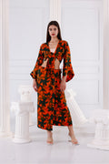 Astrid Vegan İpek CUPRO Cropped - Kimono