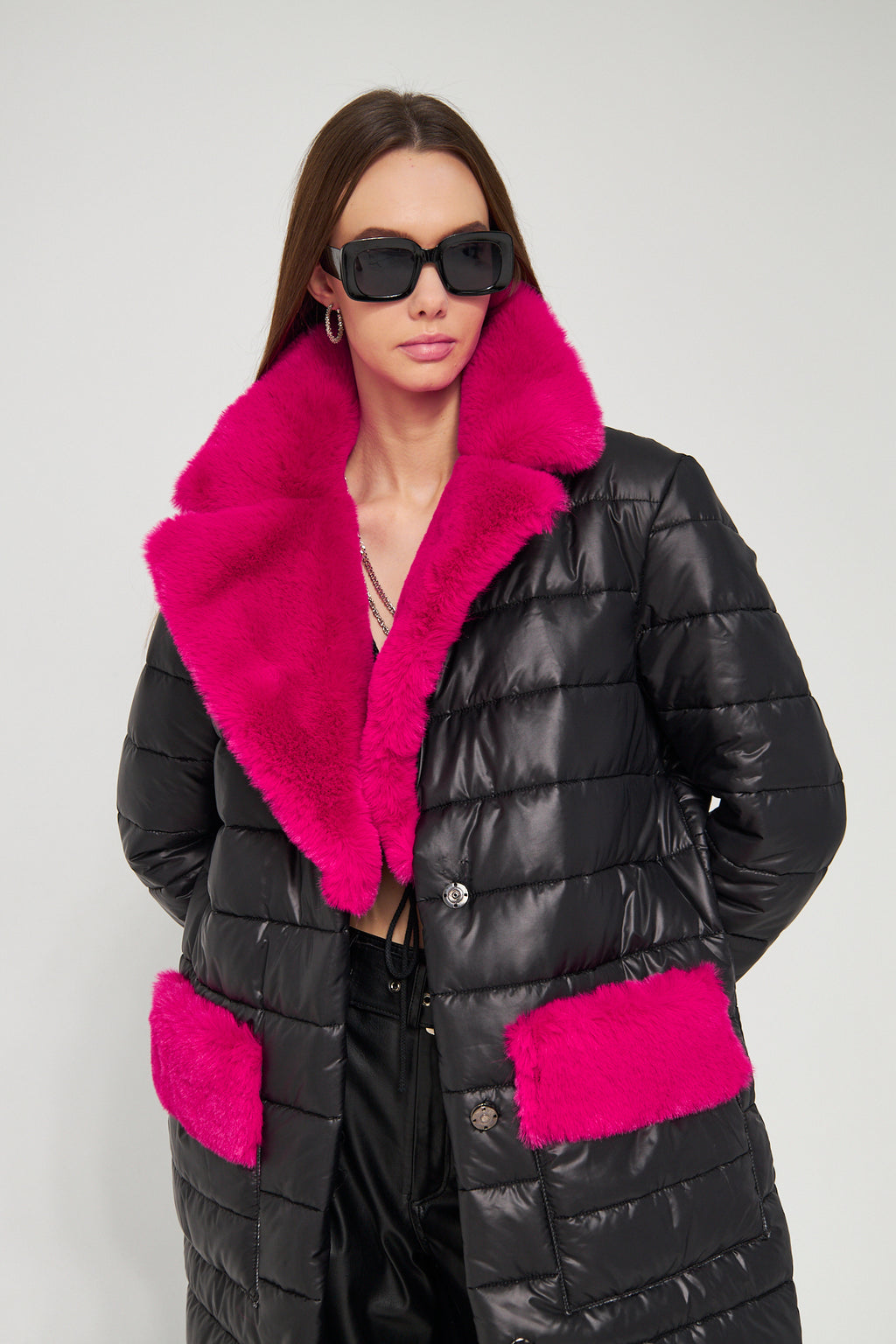 Suni Kürklü Uzun Mont - Mont 14